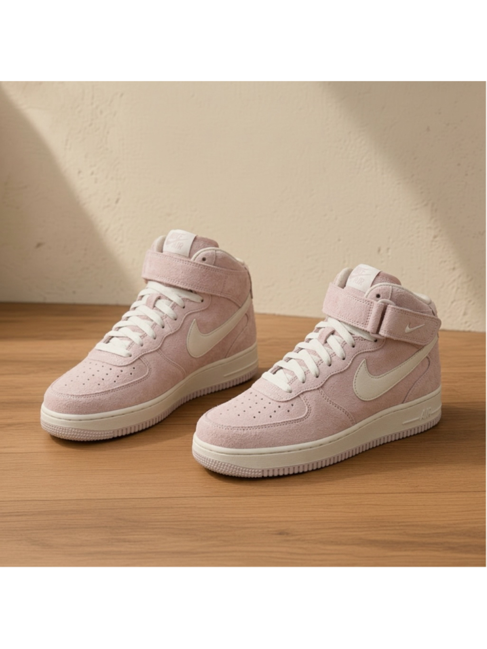 Nike Air Force 1 Mid 07 QS Venice Pink Suede DM0107-500 Size 8 Mens 9.5 Women